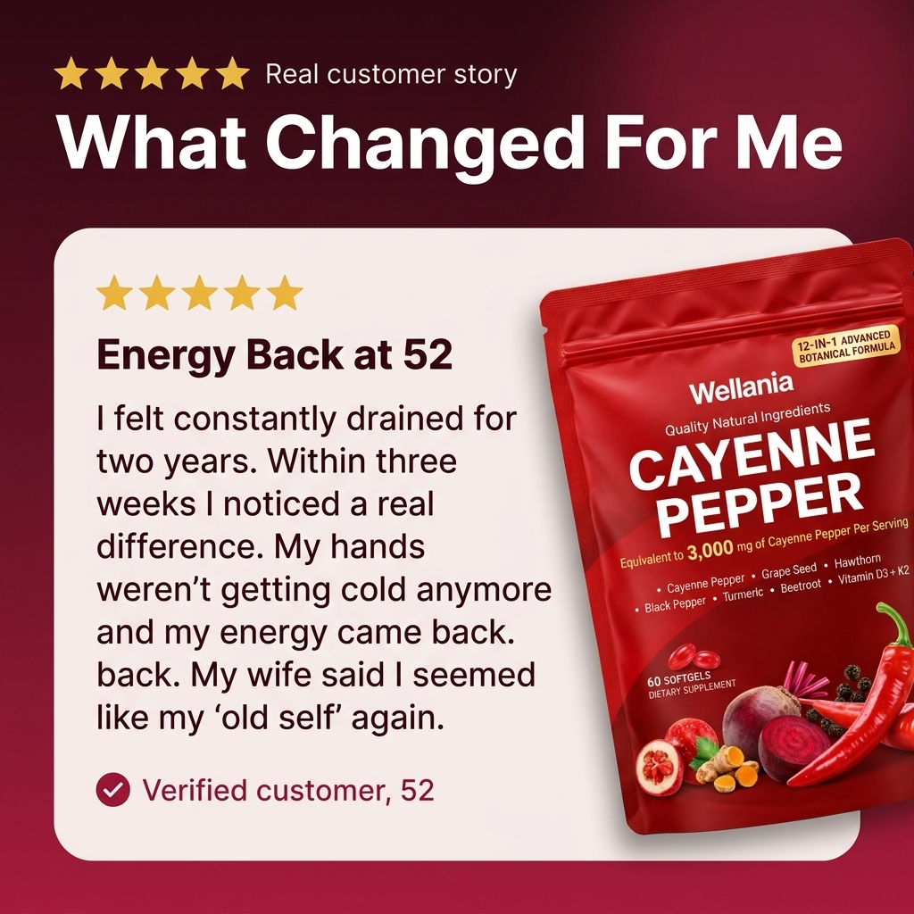 Wellania™ Cayenne Pepper 12-in-1 Softgels | 60 Count