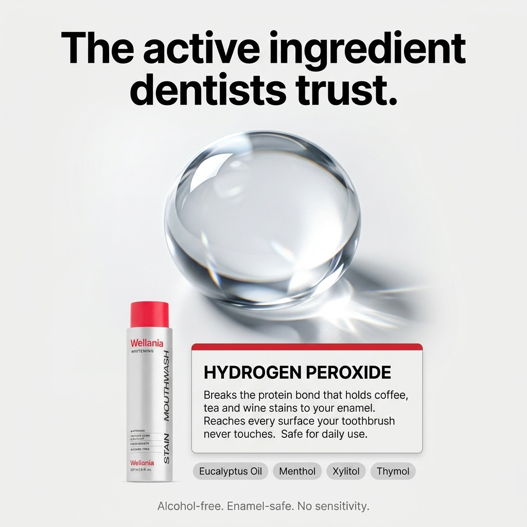 Wellania™ Stain Whitening Mouthwash