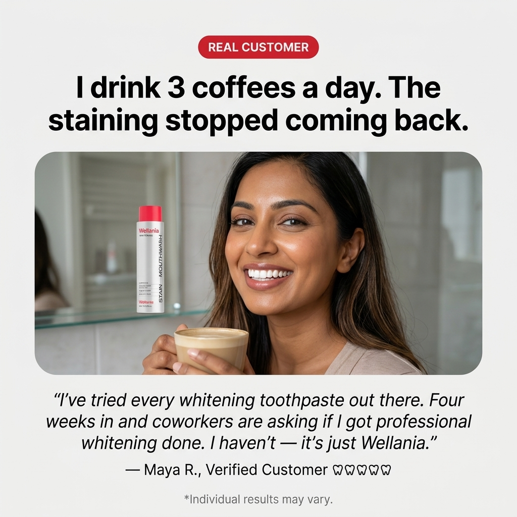 Wellania™ Stain Whitening Mouthwash