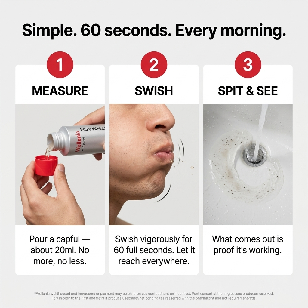 Wellania™ Stain Whitening Mouthwash
